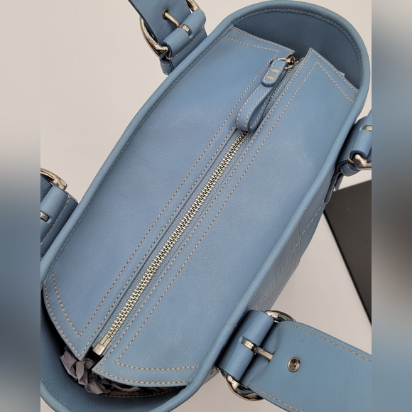 🔥SALE🔥 Coach Smooth Leather Carry All Bag, Vintage, w/ matching Wallet - Picture 5 of 14